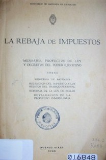 La rebaja de impuestos