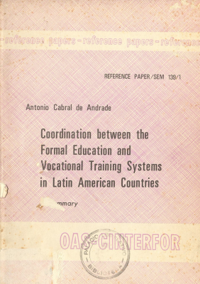 Coordination between the Formal Education and Vocational Training Systems in Latin American Countries