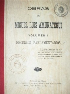 Obras de Miguel Luis Amunategui