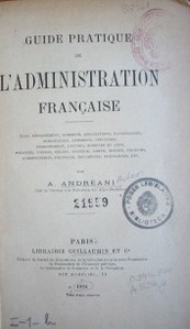 Guide pratique de l'administration française