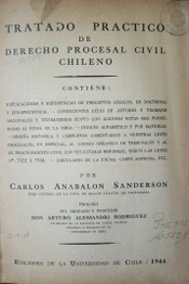 Tratado práctico de derecho procesal civil chileno