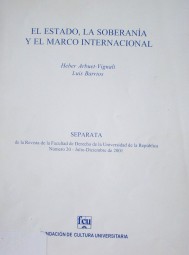 El estado, la soberanía y el marco internacional