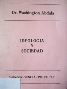 Ideología y sociedad
