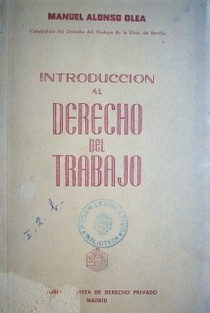 Introducción al Derecho del Trabajo