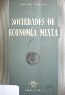 Sociedades de economía mixta