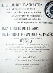 La liberté d'association