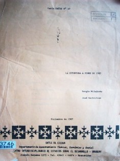 La coyuntura a fines de 1987