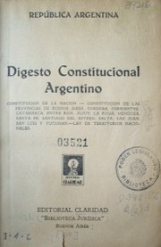 Digesto Constitucional Argentino