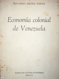 Economía colonial de Venenzuela