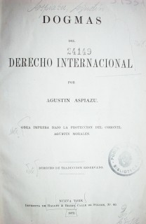 Dogmas del Derecho Internacional