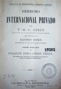 Derecho Internacional Privado