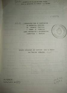 Directrices para la organización de seminarios, reuniones de trabajos practicos y cursos de formación sobre información y documentación científicas y técnicas