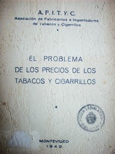 El problema de los precios de los tabacos y cigarrillos