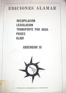 Recopilación, legislación, transporte por agua, países, Aladi