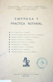 Empresa y práctica notarial