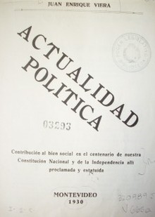 Actualidad política