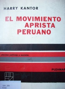 El Movimiento Aprista peruano