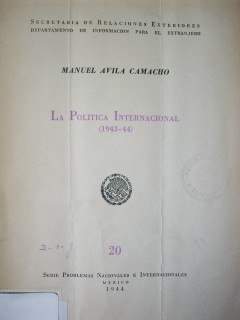 La política internacional : (1943-44)