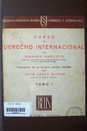 Curso de Derecho Internacional