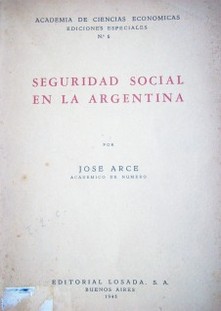Seguridad Social en la Argentina