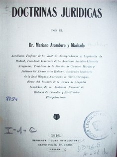 Doctrinas jurídicas