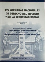 Jornadas Nacionales de Derecho del Trabajo y de la Seguridad Social (14as.)