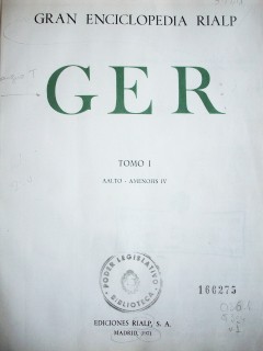 GER : Gran Enciclopedia RIALP