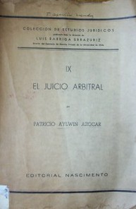 El juicio arbitral