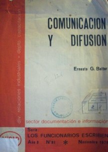 Comunicación y difusión