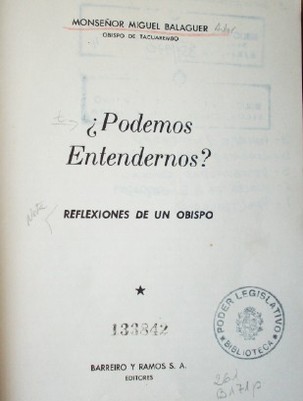 ¿Podemos entendernos?