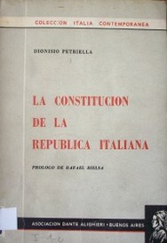 La Constitución de la República Italiana