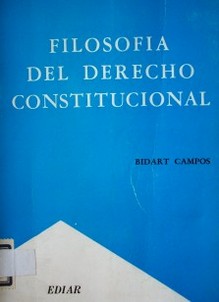 Filosofía del derecho constitucional
