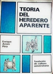 Teoría del heredero aparente : con especial referencia a la validez de sus actos respecto a terceros de buena fe