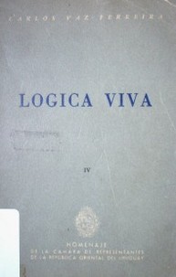 L&oacute;gica viva : (adaptaci&oacute;n pr&aacute;ctica y did&aacute;ctica)