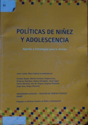 Políticas de niñez y adolescencia