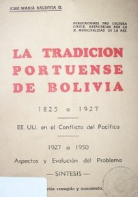 La tradición portuense de Bolivia