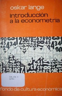 Introducción a la econometría