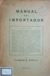 Manual del importador
