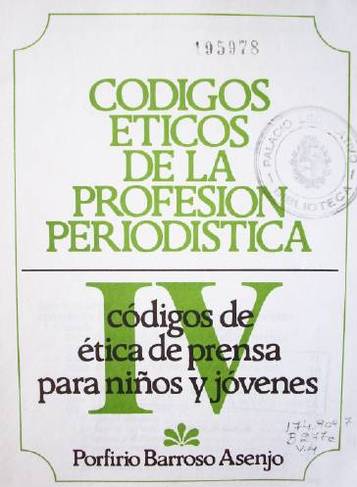 Códigos éticos de la profesión periodística