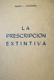 La prescripción extintiva