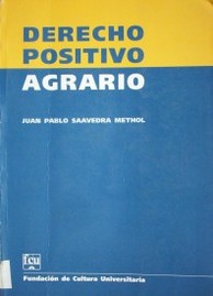 Derecho positivo agrario