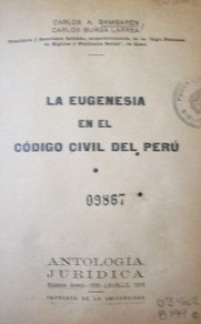 La eugenesia en el Código Civil del Perú