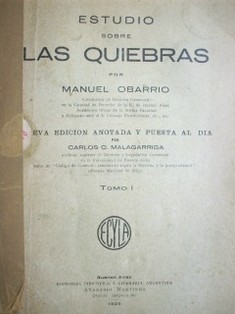 Estudio sobre las quiebras