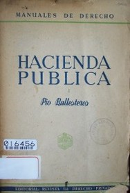 Manual de hacienda pública