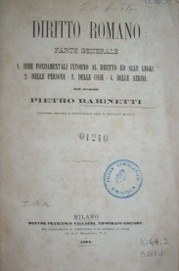 Diritto romano : parte generale