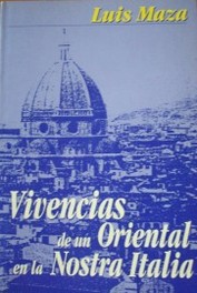 Vivencias de un oriental en la nostra Italia