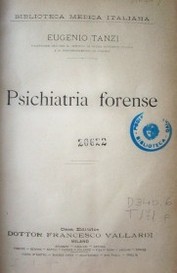 Psichiatria forense