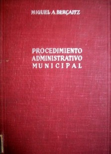 Procedimiento administrativo municipal