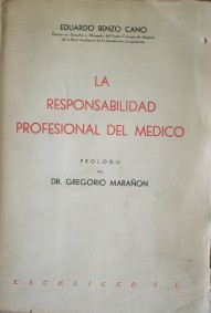 La responsabilidad profesional del médico