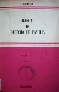 Manual de derecho de familia